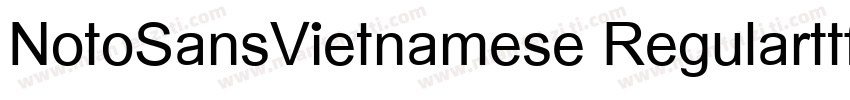 NotoSansVietnamese Regularttf字体转换